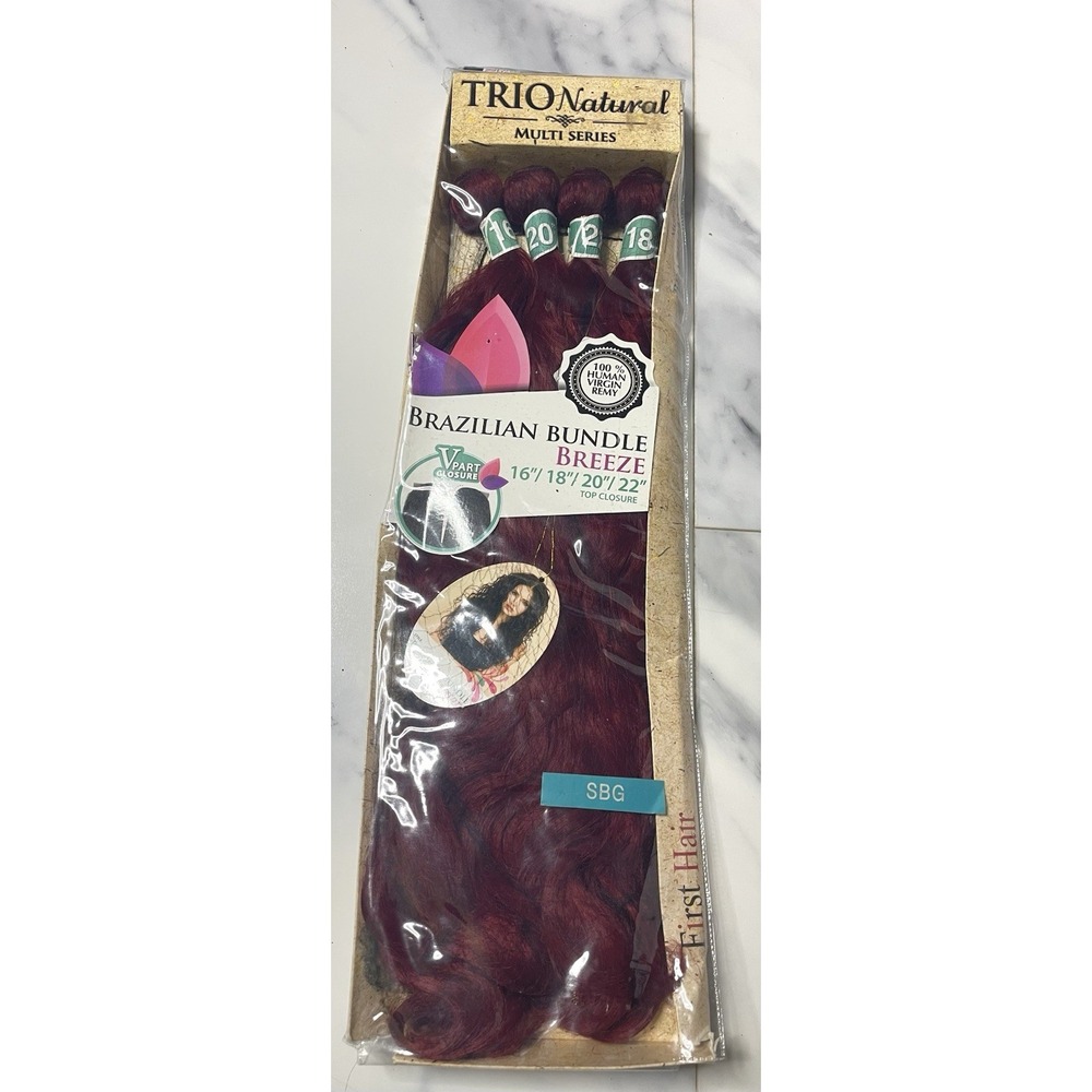 Trio‎ Natural Brazilian Bundle BREEZE- 16"/18"/20"/22" (SBG) Brand New